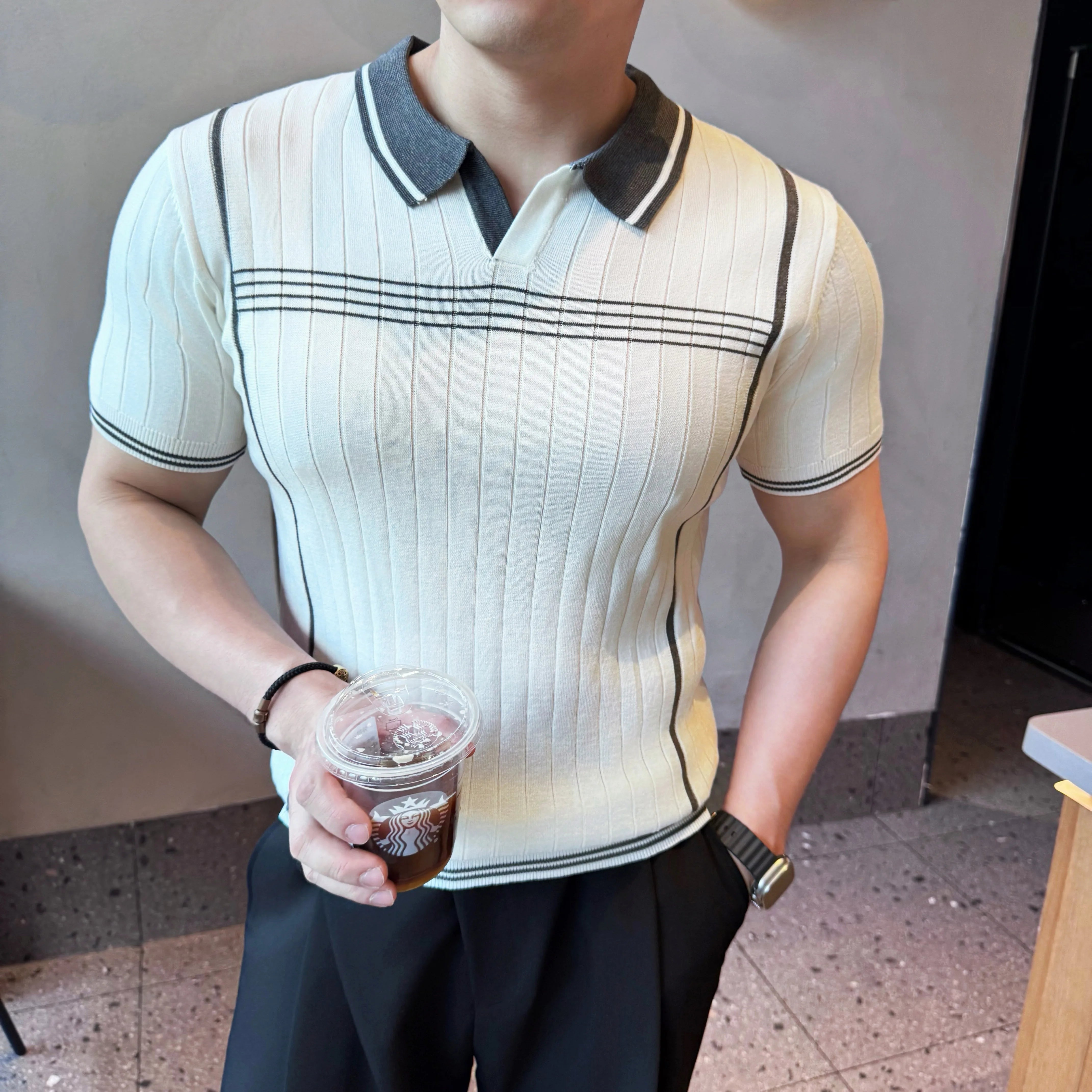 Slim Fit Casual Style Polo Shirt