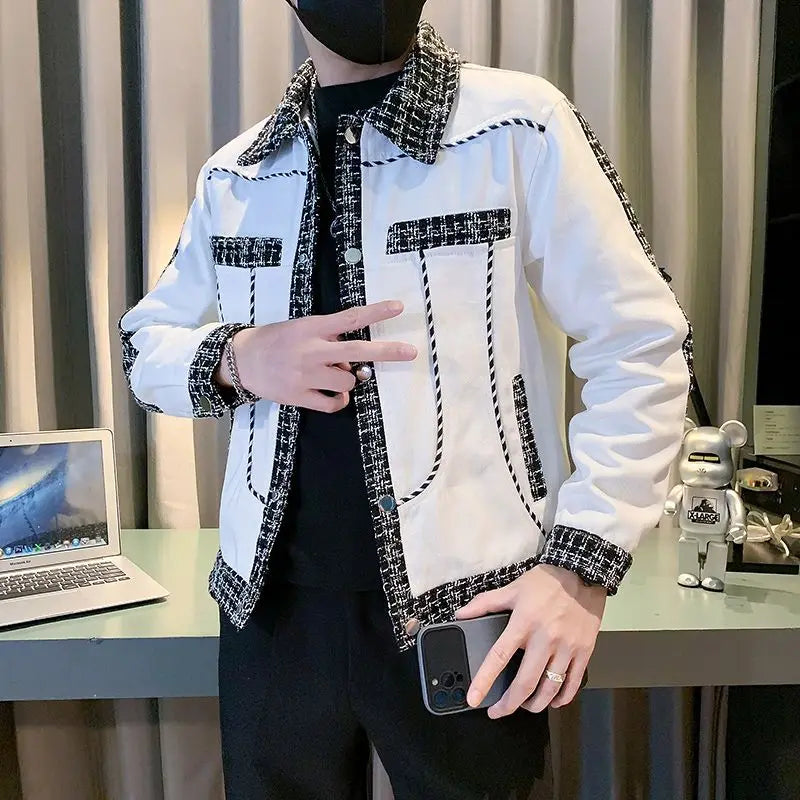 Tweed Urban Stitched Contrast Jacket