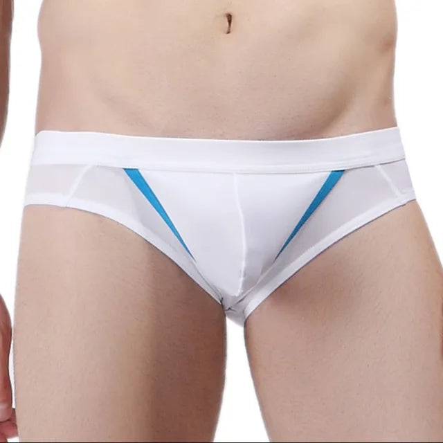 Open Front Pouch Hollow Out Briefs