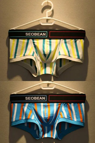 Striped Cotton Polyester Thin Boxer