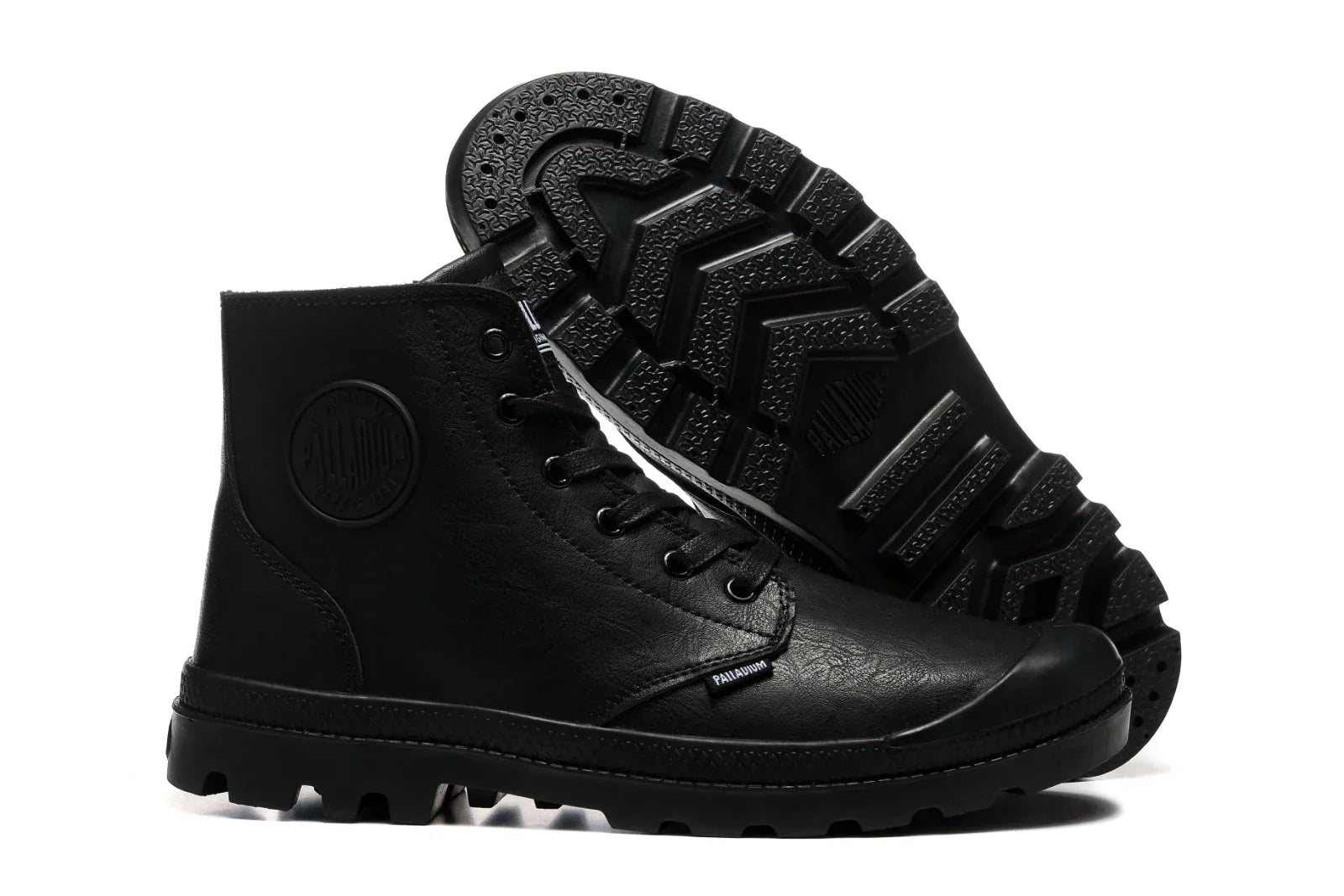 High Top Lace-Up Combat Boots