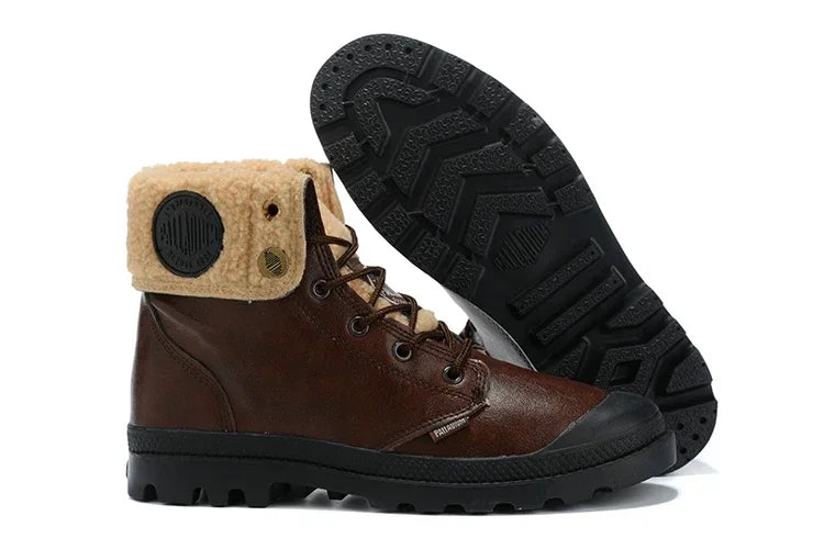 High Top Lace-Up Combat Boots