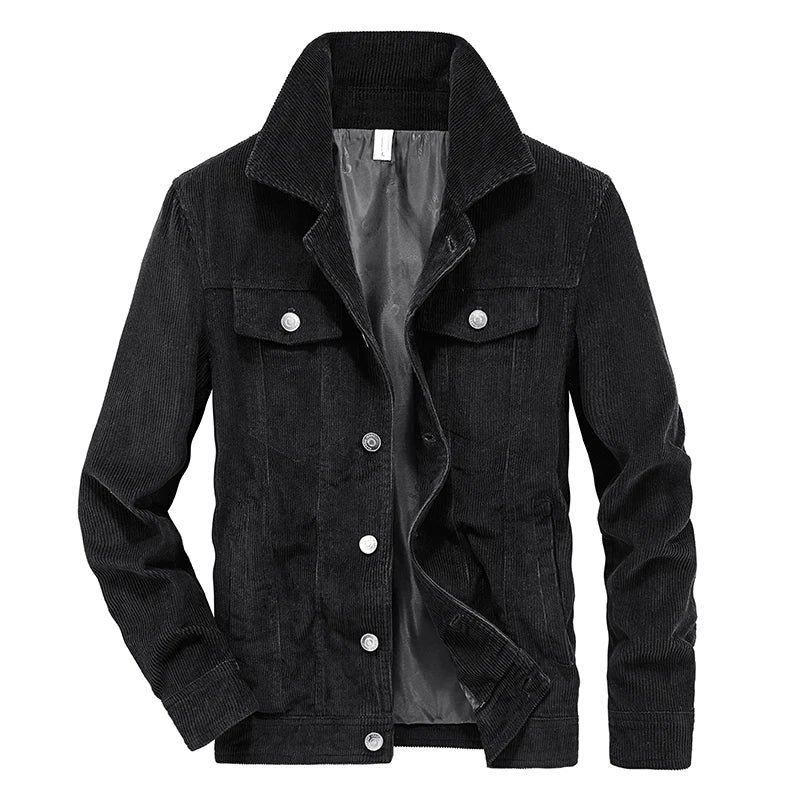Classic Style Slim Fit Corduroy Jacket