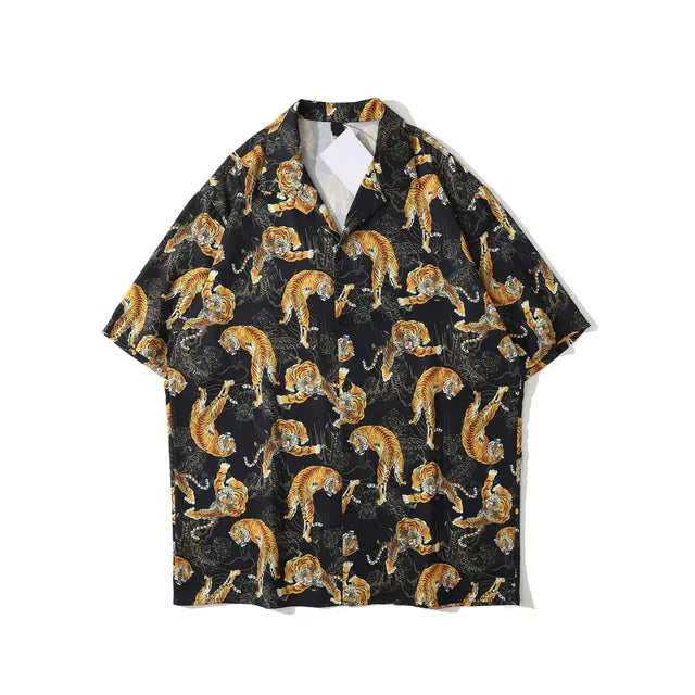 Dark Icon Tiger Print Shirt