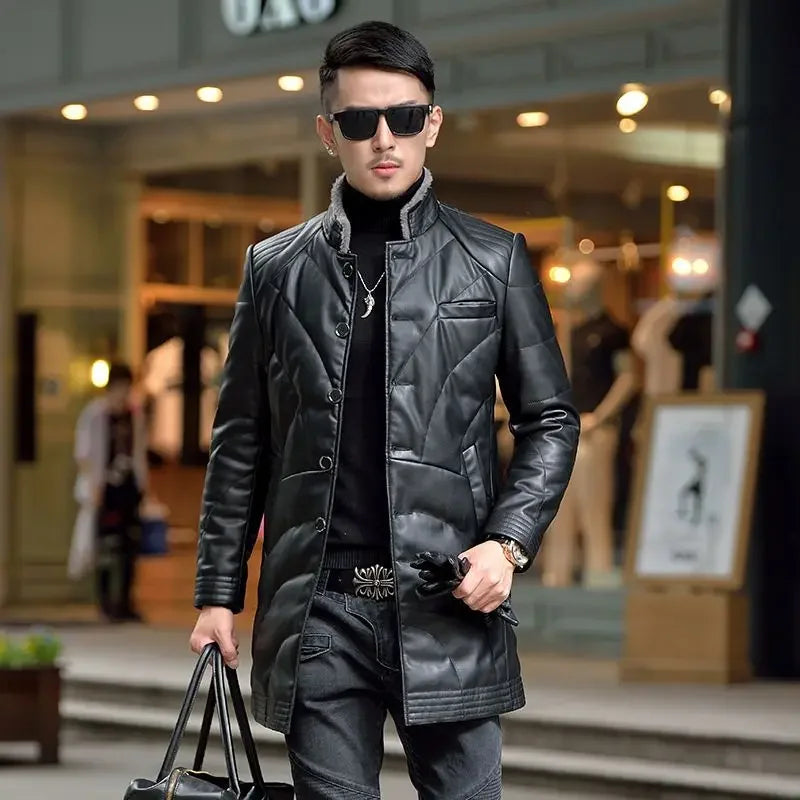 Classic Padded Puffer Sheepskin Coats