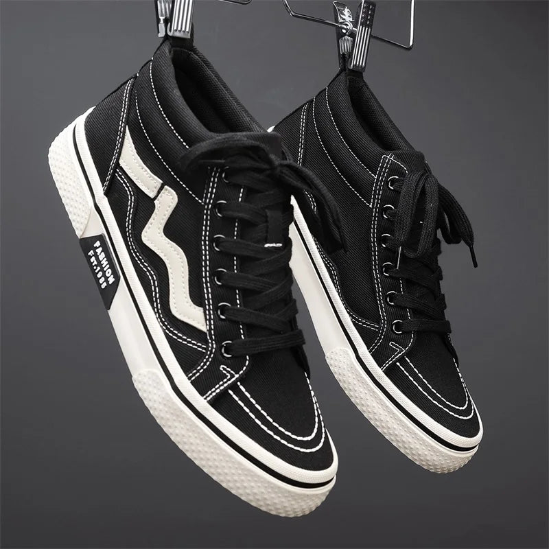 Casual High-Top Canvas Men Sneakers