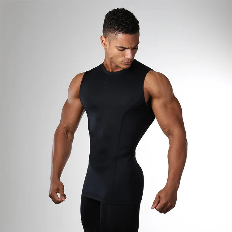 Solid Slim Fit Quick Dry Tank Top