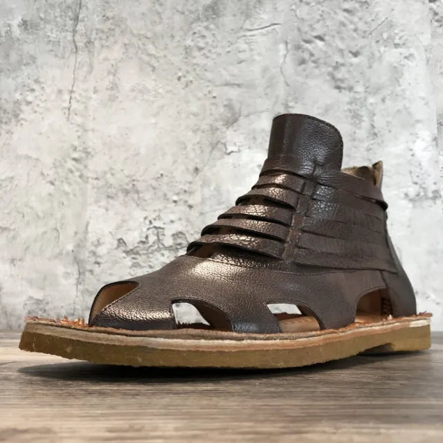 Summer Genuine Leather Gladiator Sandals