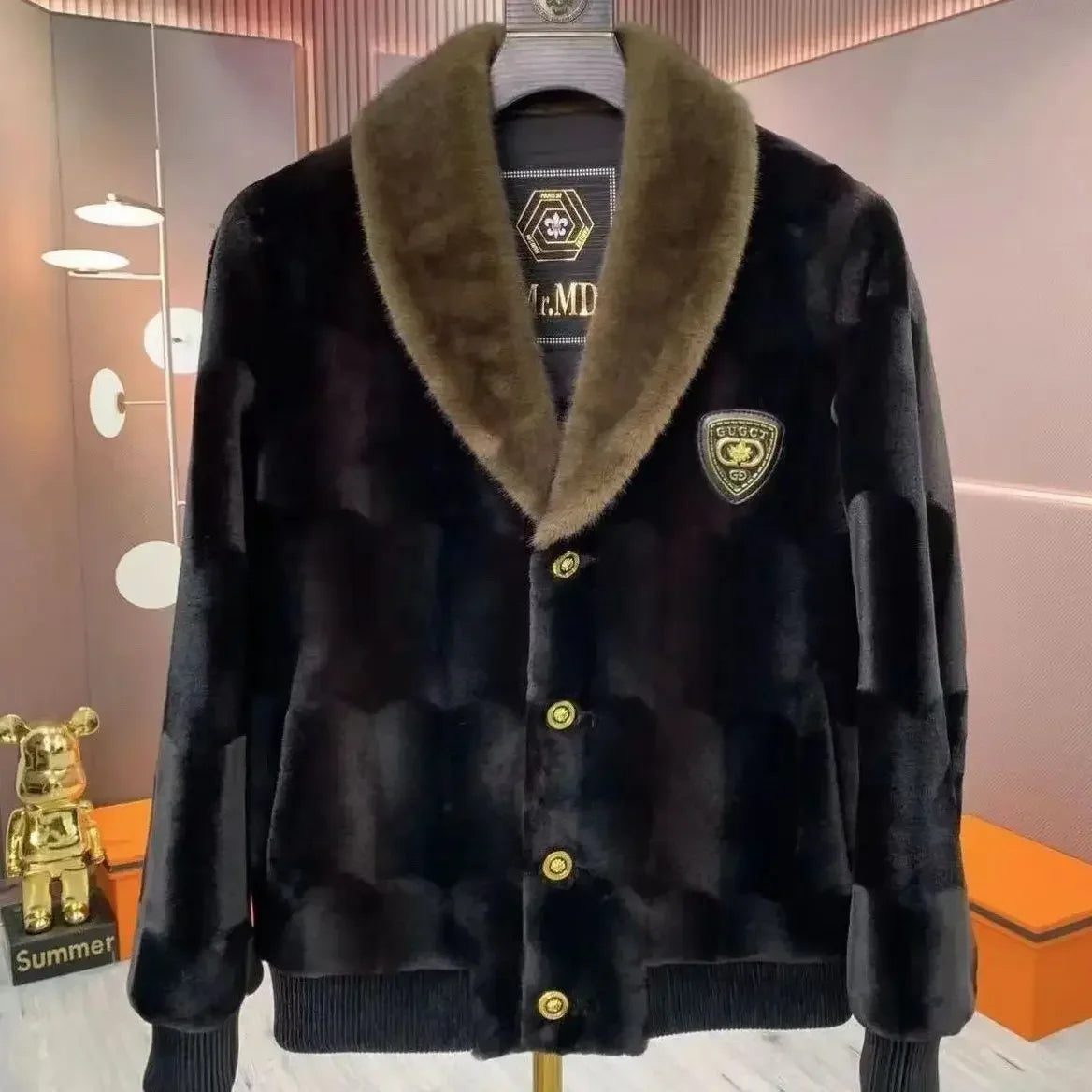 Oversized Faux Fur Loose Fluffy Jacket