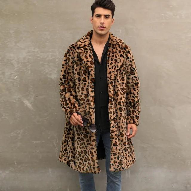 Leopard Faux Fur Winter Loose Coat
