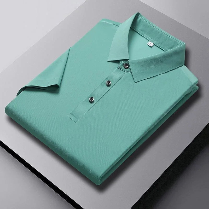 Classic Seamless Short Sleeve Polo Shirt