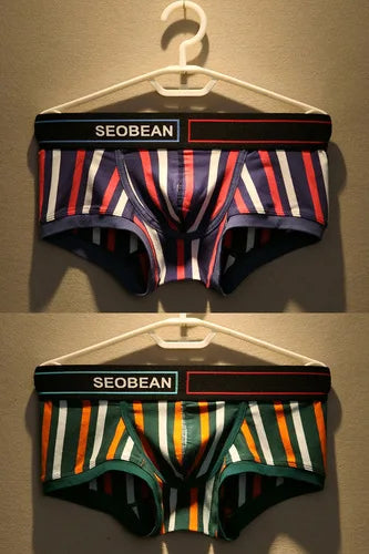 Striped Cotton Polyester Thin Boxer