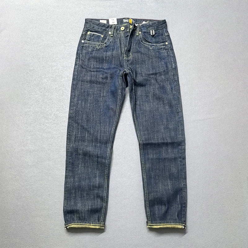 Retro Straight-Cut Denim Jeans