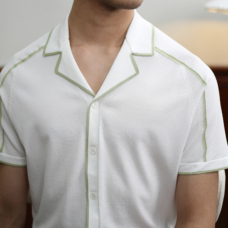Line Out Solid Short Sleeve Shirt