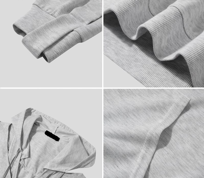 Veste à Capuche Hands Hollow Cut Off Shoulder