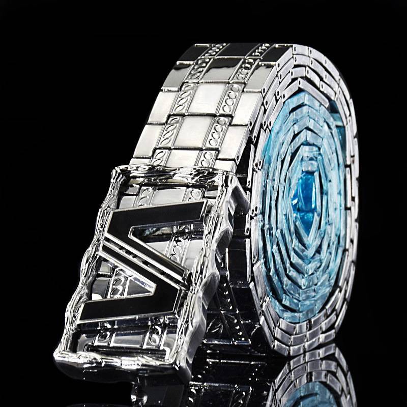 Lujoso cinturón de metal completo punk