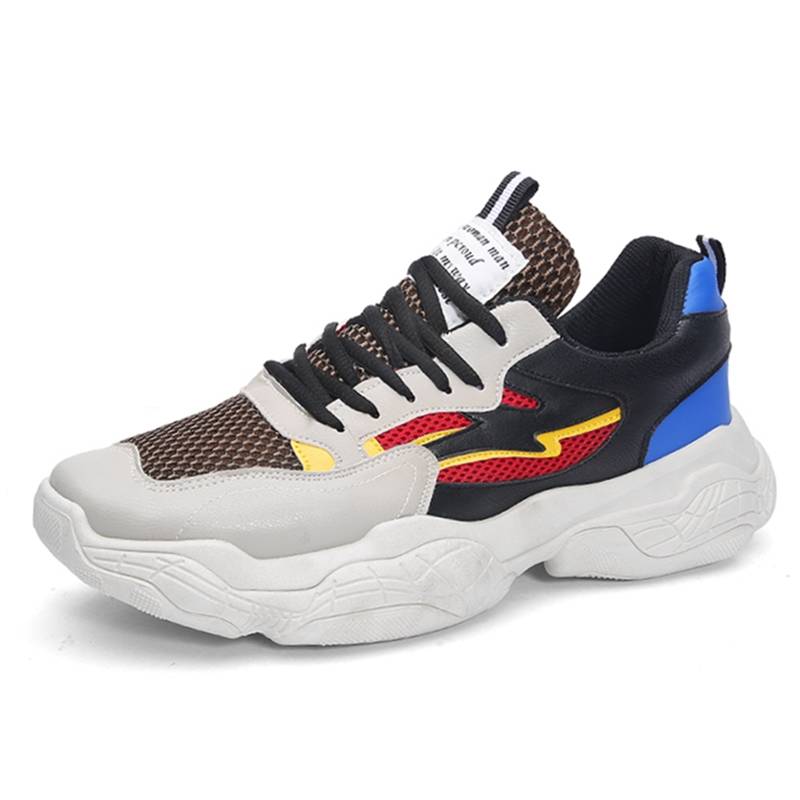 Semelle Épaisse Chunky Mesh Casual Style Sportif Hommes Sneaker