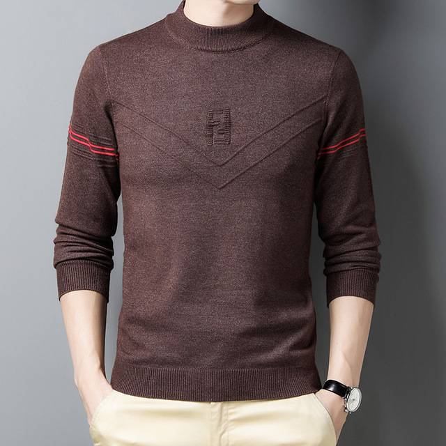 Subtle Striped Style Pullover Sweater