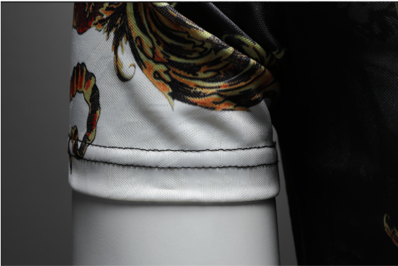 White Classic Print Summer Style Men T-Shirt