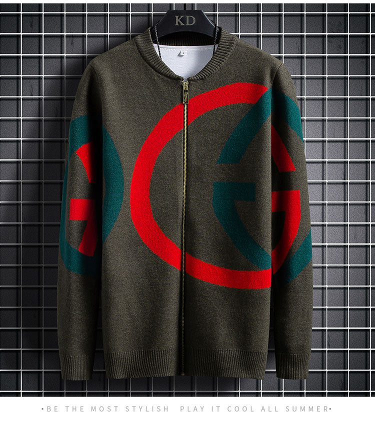 Chaqueta de manga larga con letras Big G