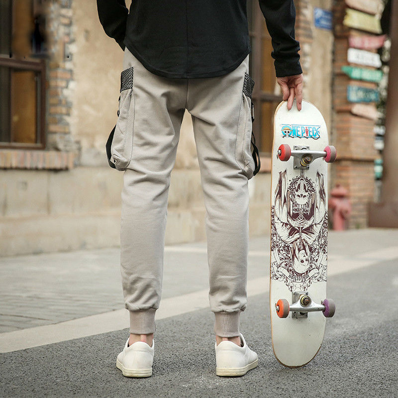 Fit Casual Large Pocket Street Style Men Pants