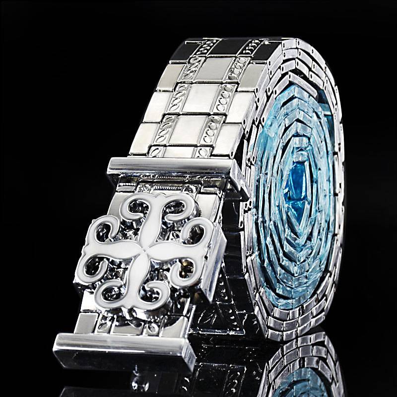 Lujoso cinturón de metal completo punk