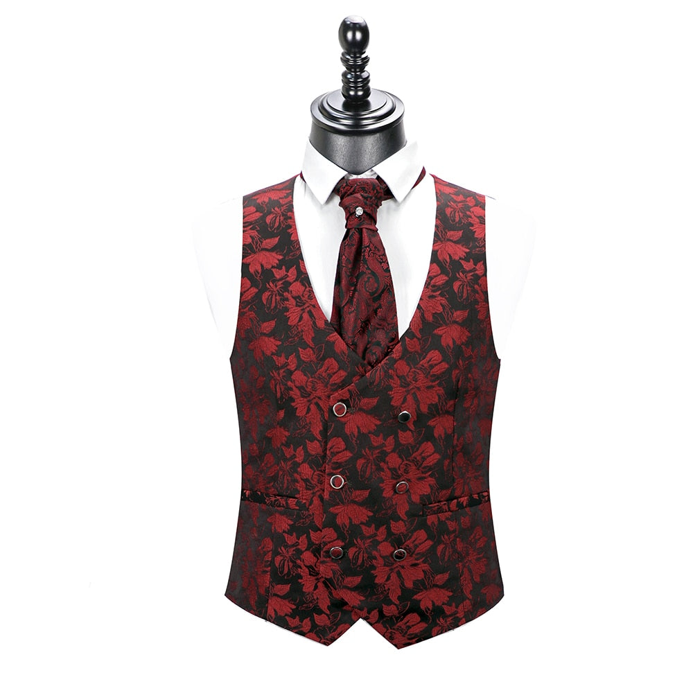 Floral Classic Slim Fit robe de bal hommes costume