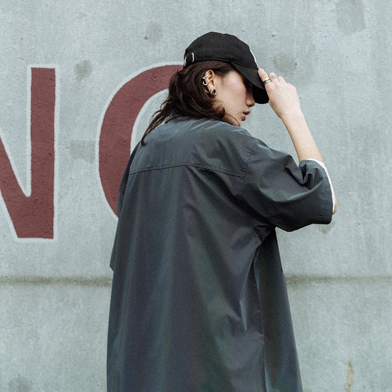 Rainbow UV Reflective Unisex Pocket Short Sleeve Shirt