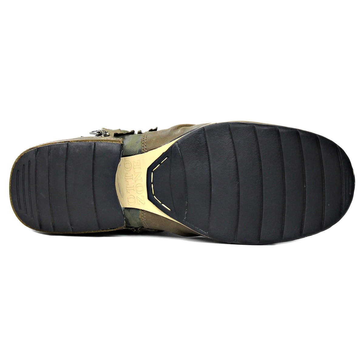 Bottines camouflage zippées