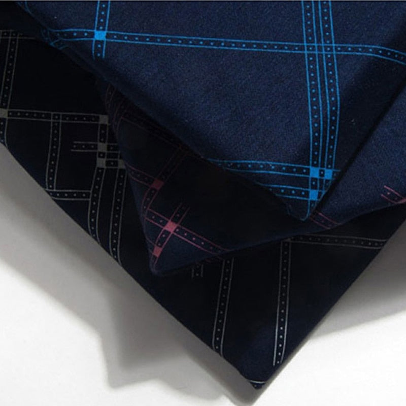 Chemises à manches longues de style géométrique croisé