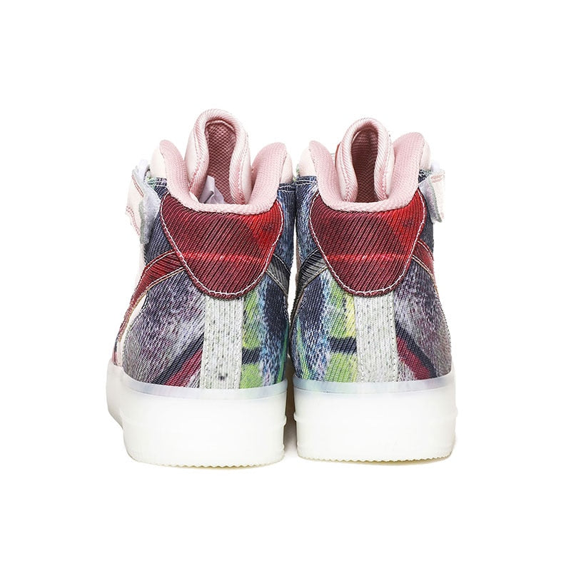 Microfiber Paint Gradient Decorated Sneaker