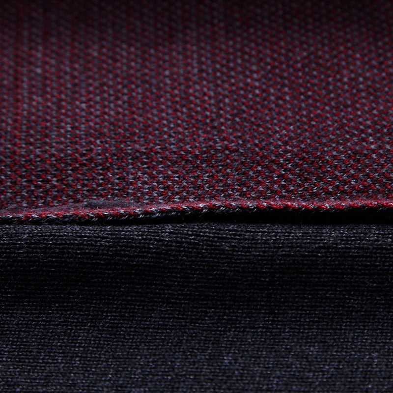 Big Plaid Patterned Flat Knitted Sweater