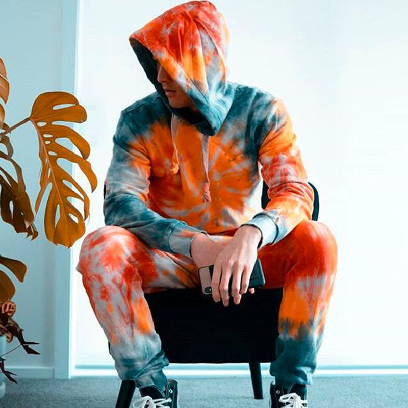 Tie Die Sudadera con capucha Ropa deportiva Chándal