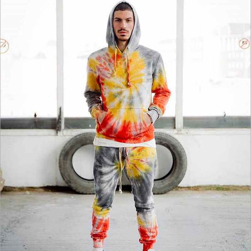 Tie Die Sudadera con capucha Ropa deportiva Chándal