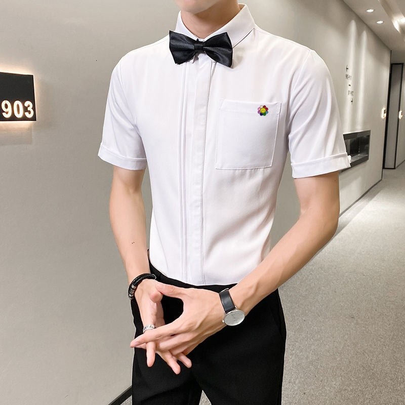 Mini Rainbow Sunflower Cartoon Printed Shirts