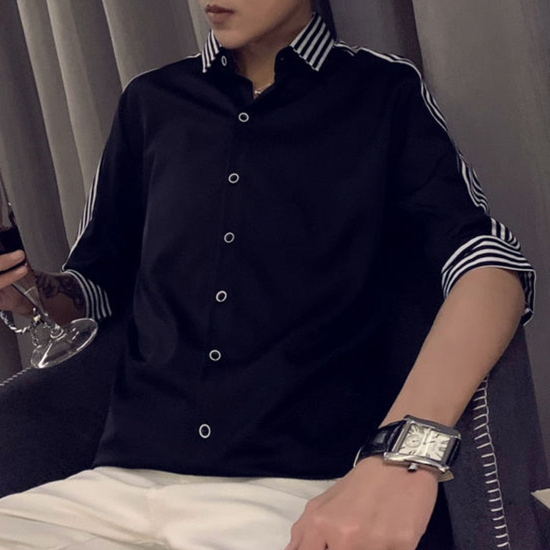 Chemises à rayures à épaules dénudées