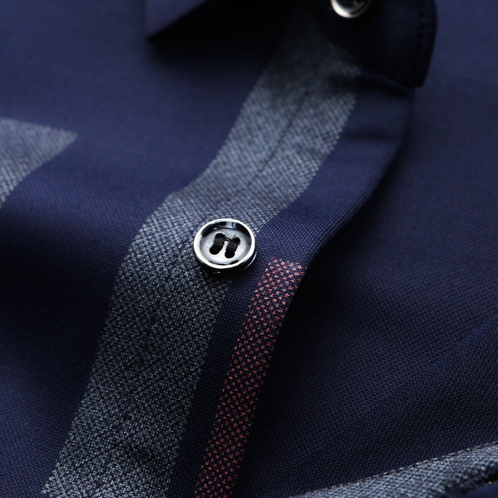 Vertical Blocks Printed Long Sleeve Shirt