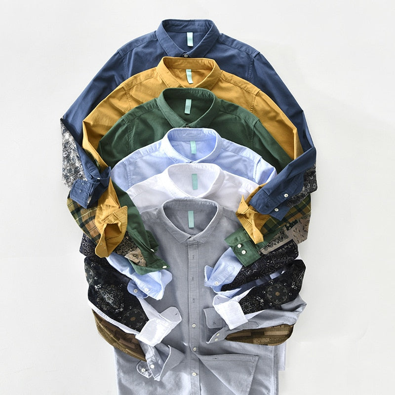 Unique Geometric Patterned Sleeve Style Shirt