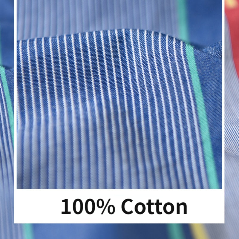 Striped Loose Cotton Shirt