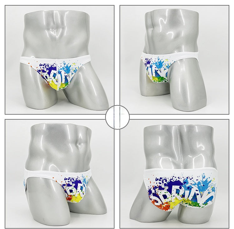 Calzoncillos de cintura baja estampados blancos