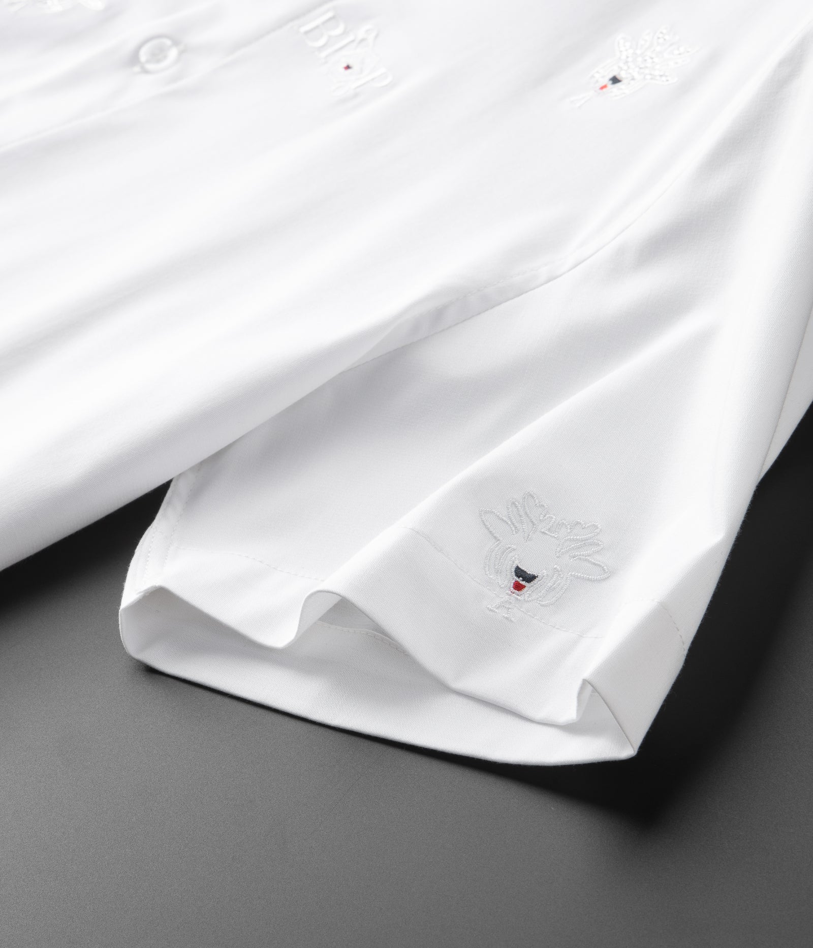 Strass Broderie Polyester Chemise Homme