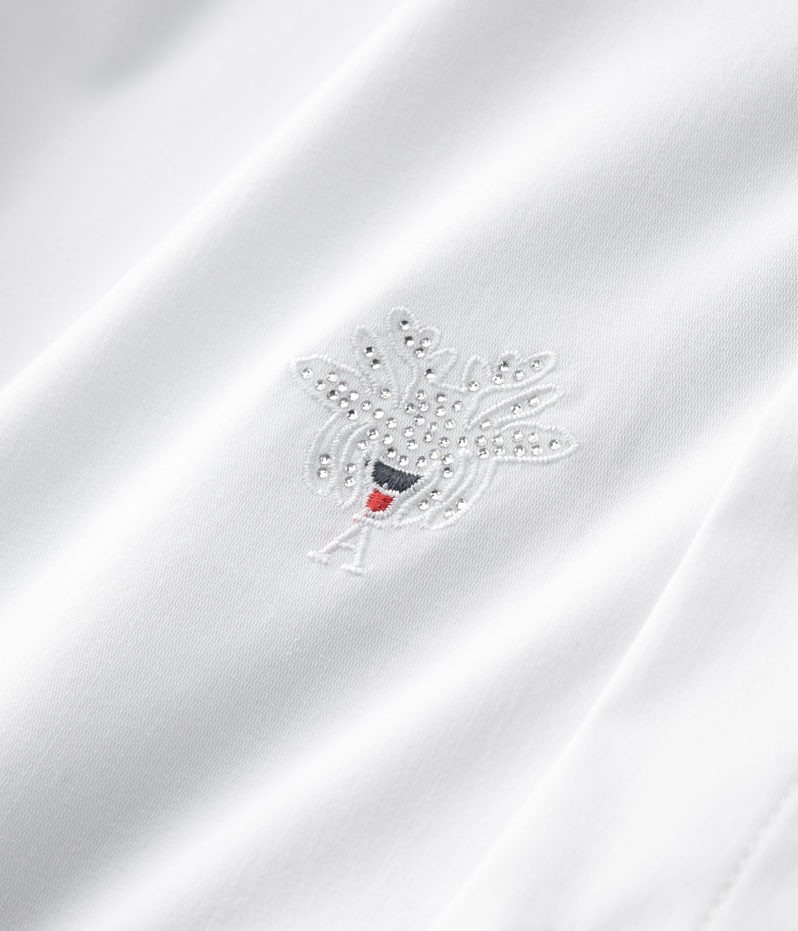 Strass Broderie Polyester Chemise Homme