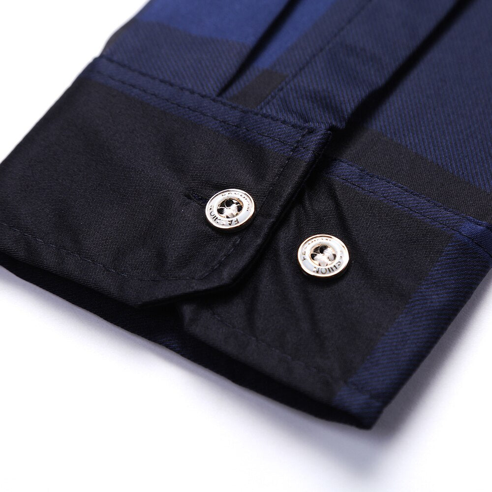 Plaid Pattern Long Sleeve Shirt