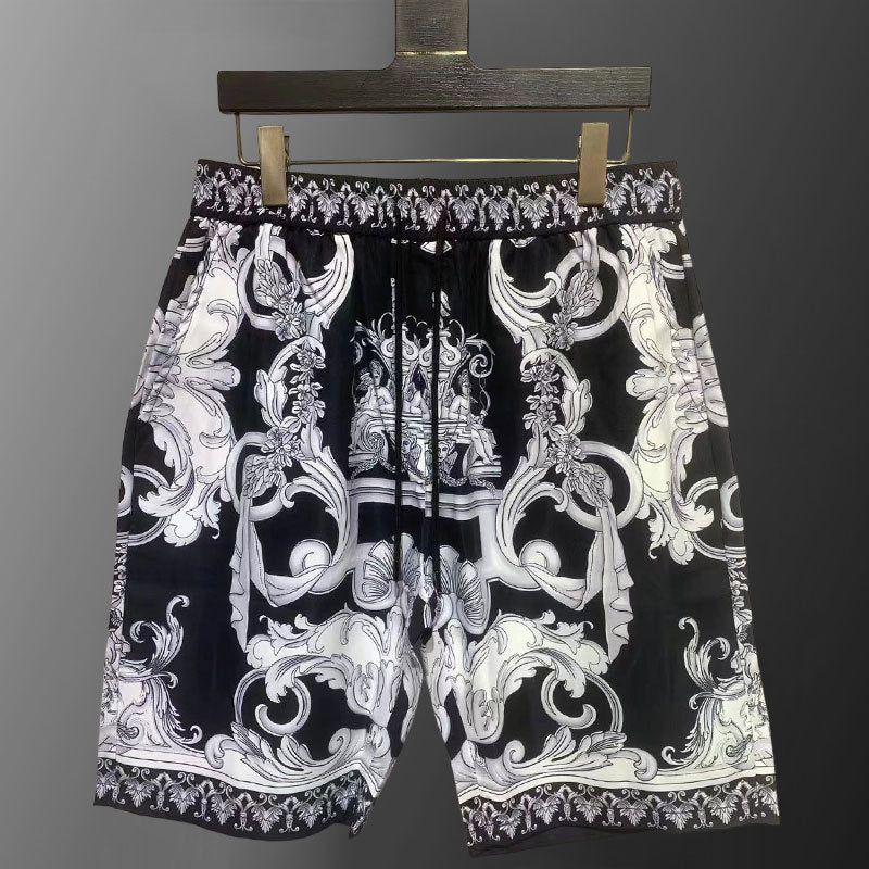 Floral Printed Casual Men Short