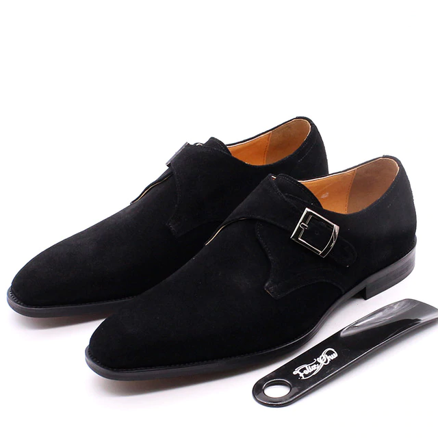 Cow Suede Classic Brown Formal Shoes