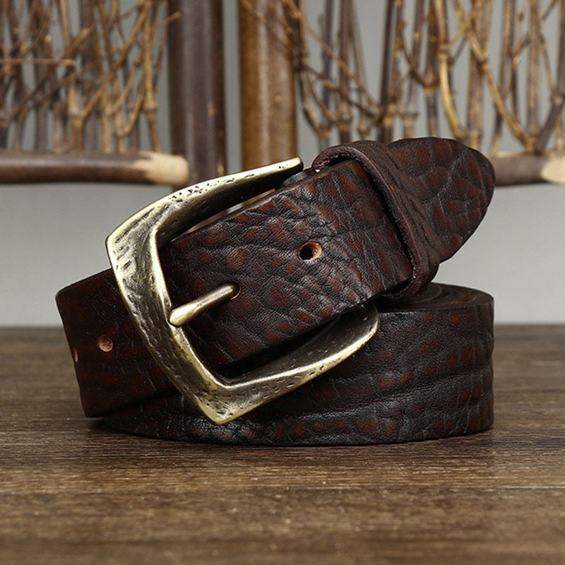Vintage High-Quality Genuine Leather Belt