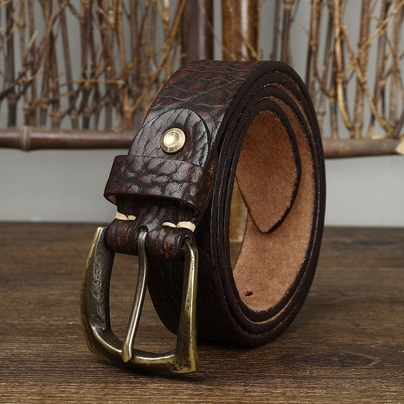 Vintage High-Quality Genuine Leather Belt