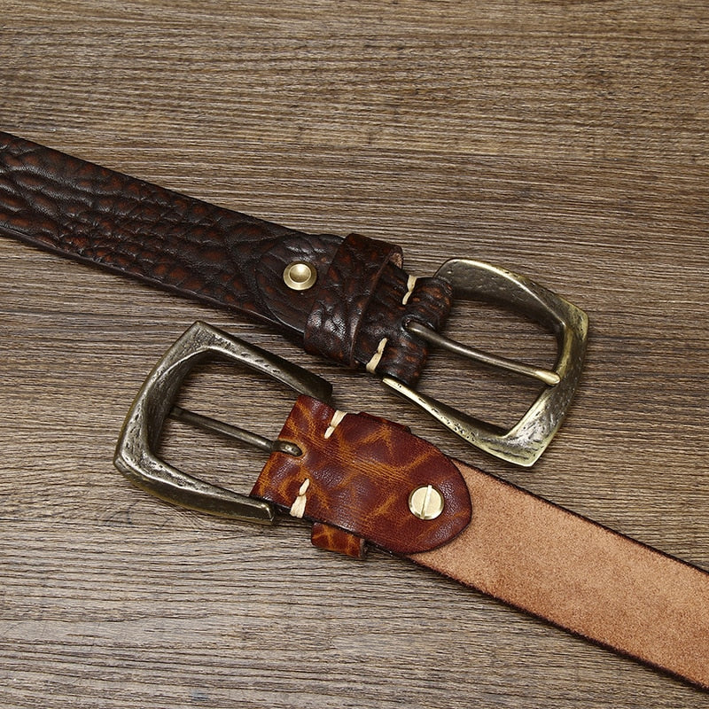 Vintage High-Quality Genuine Leather Belt