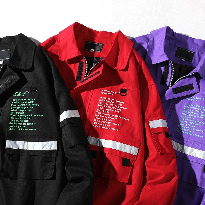 Blouson aviateur multi-poches style pilote pour hommes