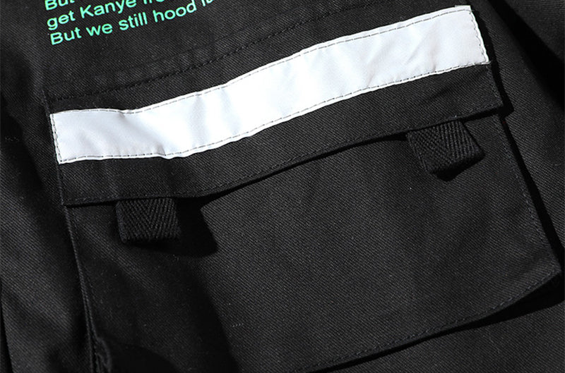 Blouson aviateur multi-poches style pilote pour hommes